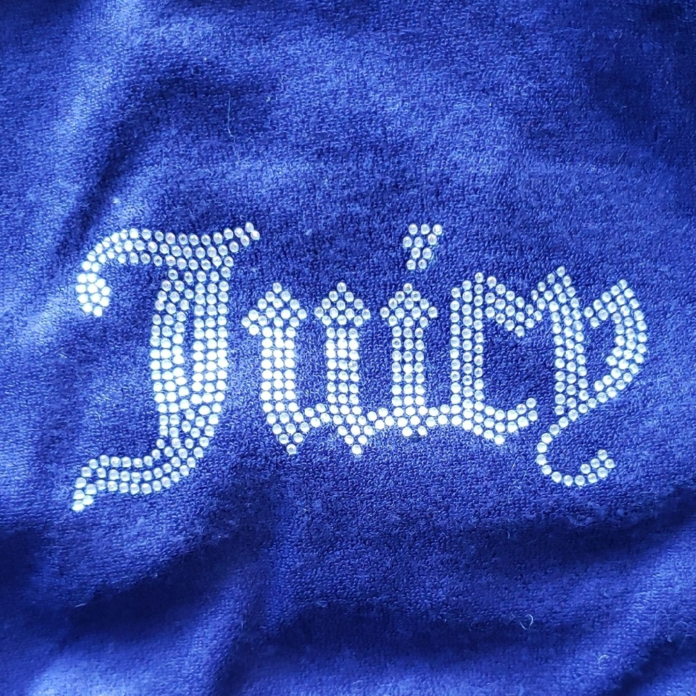 Juicy Couture Navy Pet Dress with Rhinestone Logo - Picture 8 of 10